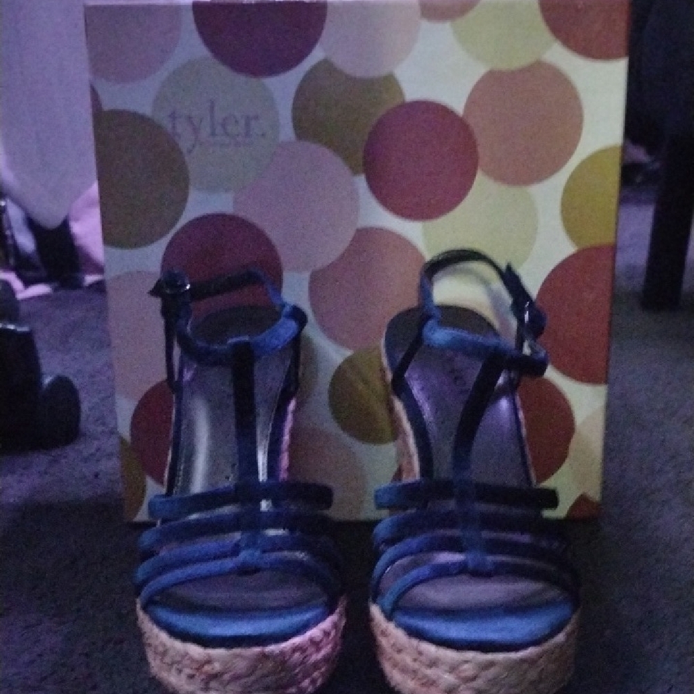 Richard Tyler Blue Shoes